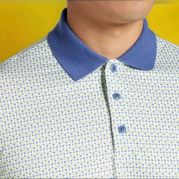 Walter Hagen Men's Clubhouse 19th Hole Golf Polo Shirt Size 2XL NWT A111 UV 30+ - Picture 5 of 7